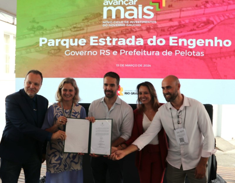 Capa do blog: Setur assina convênio junto ao governador Eduardo Leite para obra de infraestrutura turística em Pelotas.